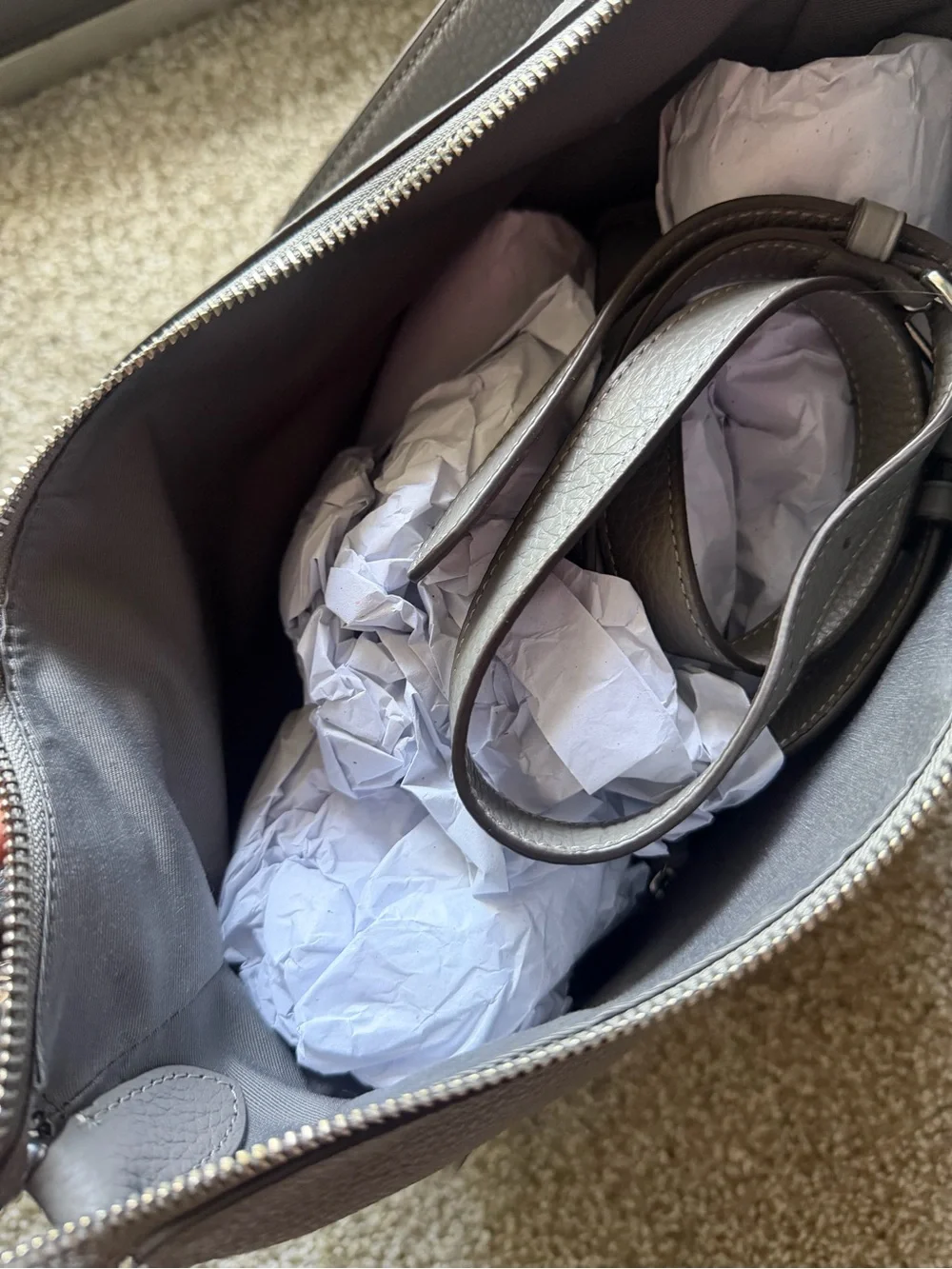 Coach pebbled leather